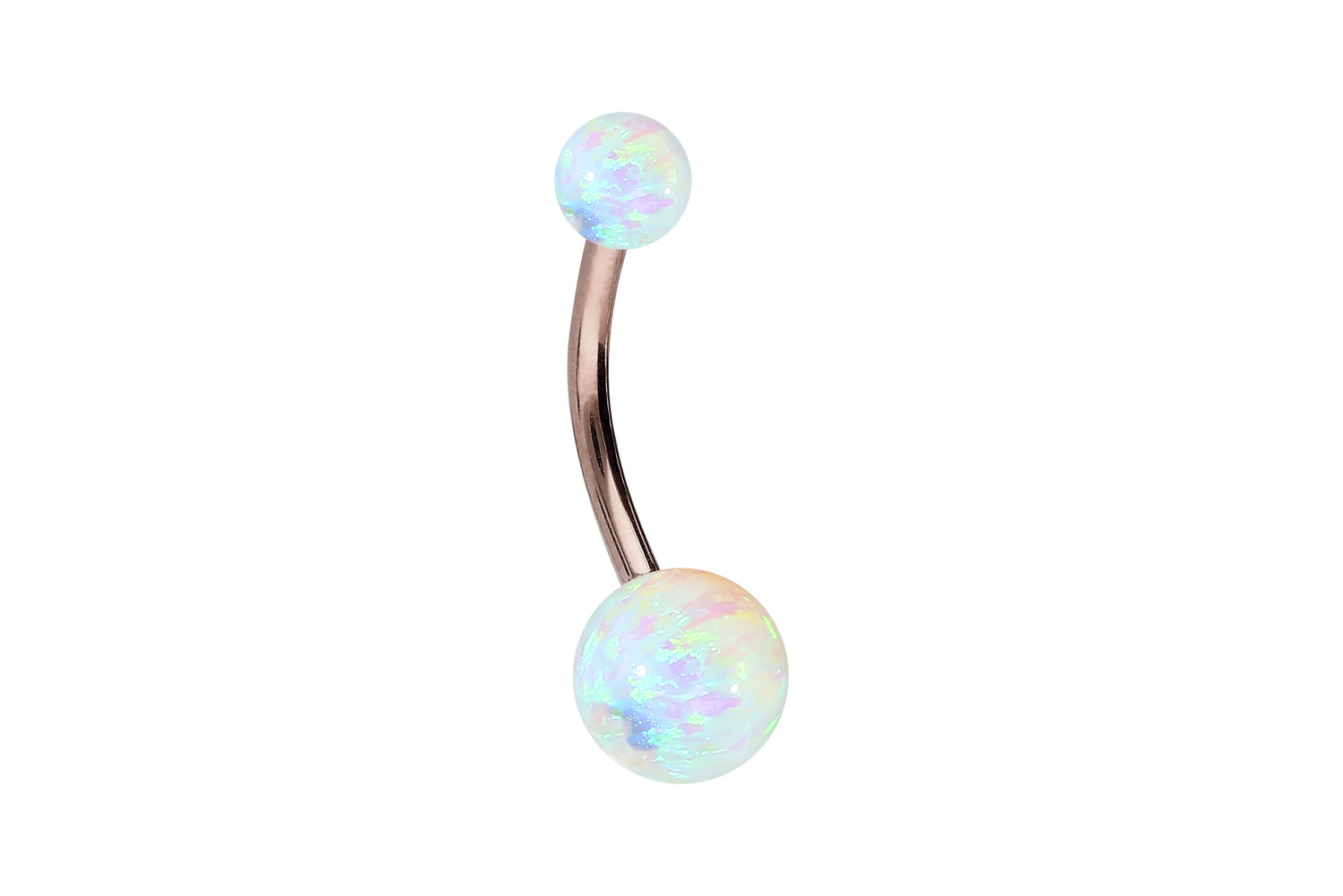 Titan Bananabell Piercing SYNTHETISCHE OPALE